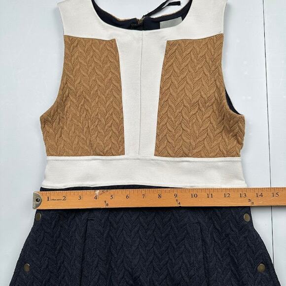 Maeve Anthropologie Dress Womens 2 Petite Cable Knit Sleeveless Preppy Career - Picture 12 of 15